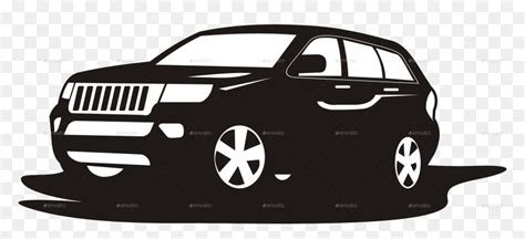 Car Logo Template - Car Logo Black And White, HD Png Download - vhv