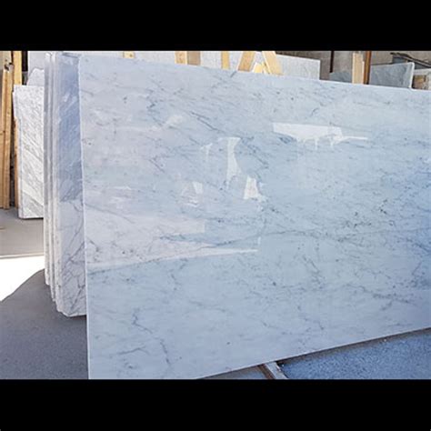 Carrara Marble Italian White Bianco Carrera 3/4" Marble Slab Polished