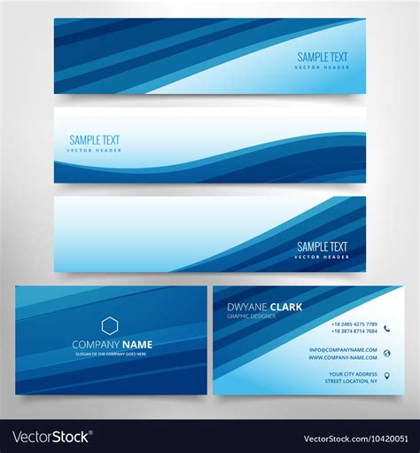 Business stationary collection Royalty Free Vector Image