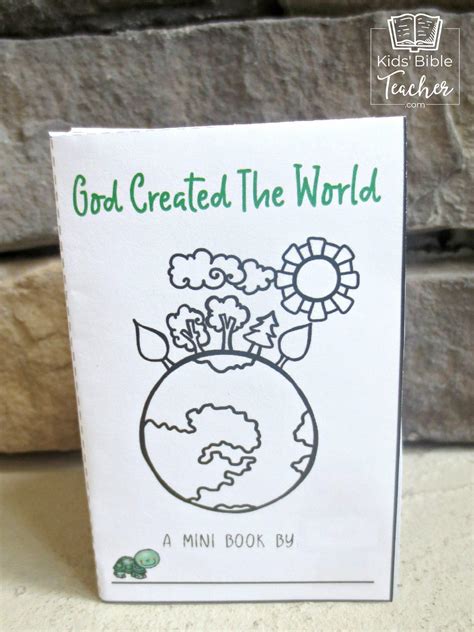 Days of Creation Printable Mini Book - Kids Bible Teacher