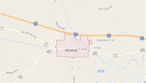 Whitehall Montana Map | Odyssey Dependable Computer Repair in Whitehall ...