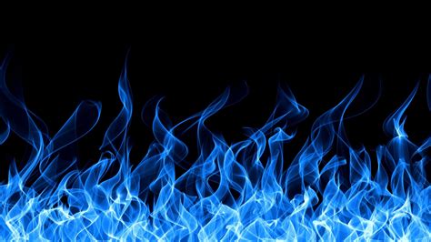 Blue Fire Tornado Wallpaper