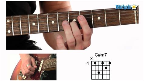 How to Play a C Sharp Minor Seven (C#m7) Chord on Guitar - YouTube