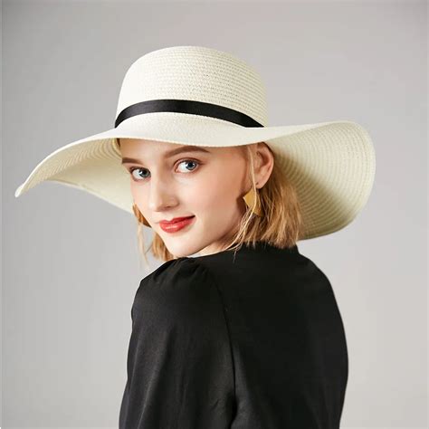 2018 Summer Letter Women Sun Hats Ladies Wide Brim Straw Sun Hat Foldable Beach Panama Hat ...