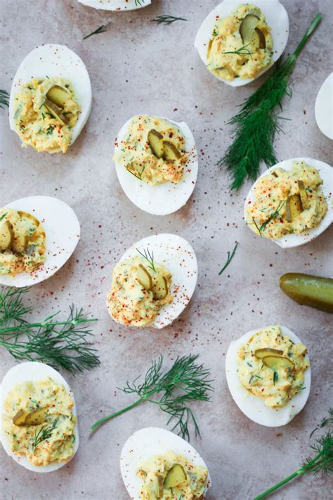 The Best Dill Pickle Deviled Eggs (Keto & Whole30) | What Great Grandma Ate