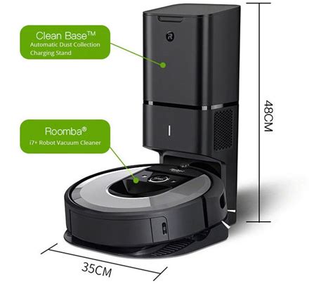 New iRobot Roomba i7+ (7550) Robot Vacuum With Automatic Dirt Disposal ...