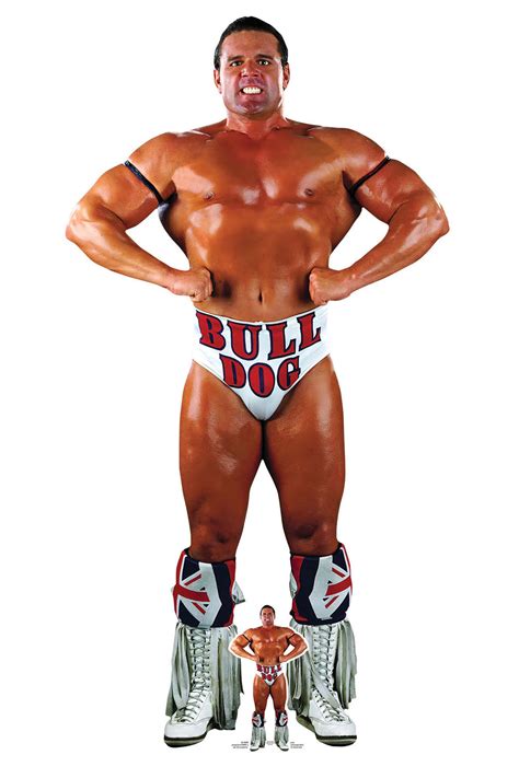 The British Bulldog WWE Lifesize Cardboard Cutout Standup / Standee