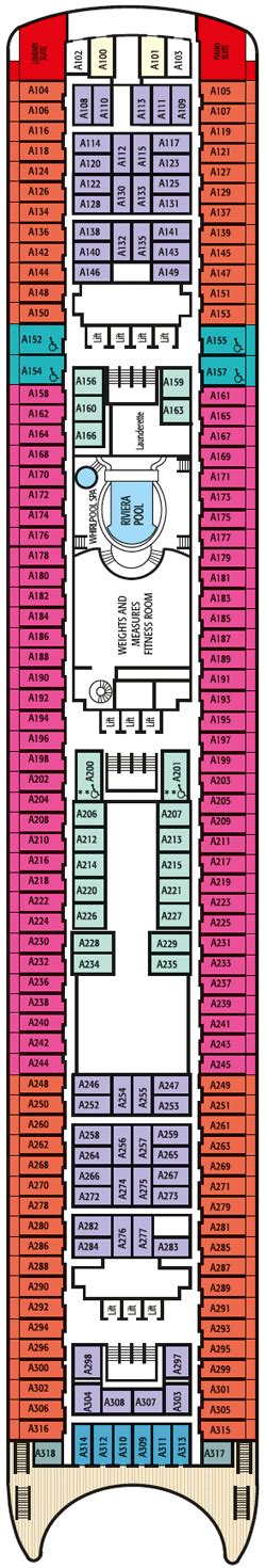 Arcadia Deck Plans: Ship Layout, Staterooms & Map - Cruise Critic