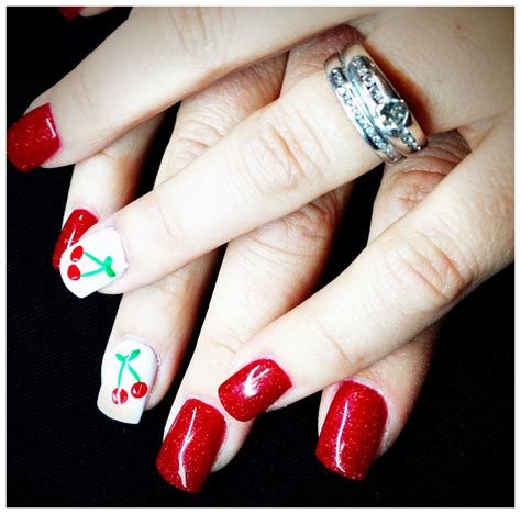 Red nails | Nails, Maroon nails, Cute nails