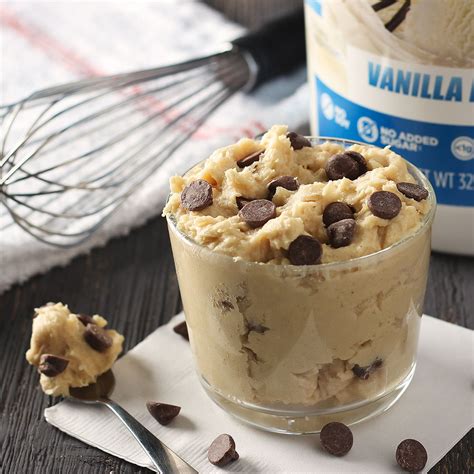 No Bake Cookie Dough | Quest protein recipes, Protein powder recipes, Quest protein powder recipes