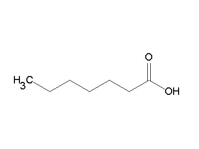 heptanoic acid - 111-14-8, C7H14O2, density, melting point, boiling point, structural formula ...