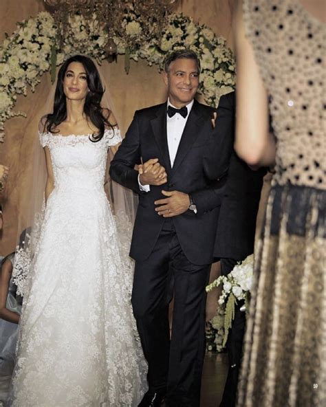 Amal and George Clooney Looked Stunning at This Royal Dinner | Amal clooney wedding dress ...