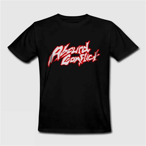 Absurd Conflict Logo T-Shirt, Thrash Metal Merch – Metal Band T-Shirt | Metal Band Tee Shirts