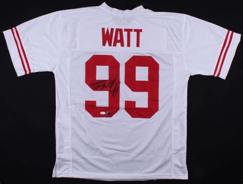 J. J. Watt Signed Wisconsin Badgers Jersey (JSA COA Watt Hologram)