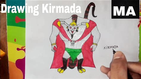 Drawing Kirmada II Chhotta Bheem & Krishna vs Kirmada II Primary ...