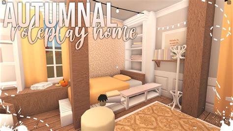 Bloxburg| Autumnal Roleplay Home| House Build - YouTube