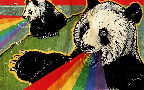 rainbows panda Wallpapers HD / Desktop and Mobile Backgrounds