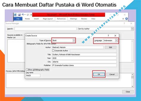 Cara Mudah Membuat Daftar Pustaka Otomatis Di Microsoft Word – Tips And Solution