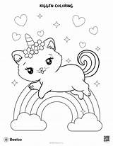 Kitten Coloring • Beeloo Printable Crafts And Activities For Kids sketch template