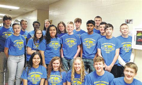 Lehman Catholic High School Science Olympiad team competes - Sidney Daily News