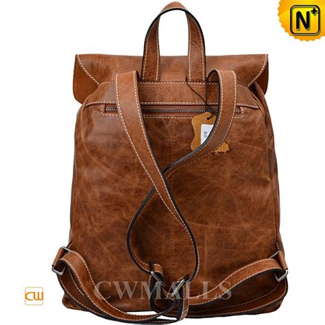 Vintage Leather Travel Backpack CW253363