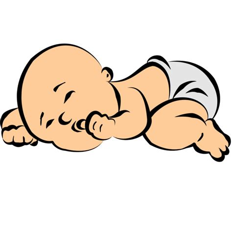 Sleeping Baby Clip Art - ClipArt Best