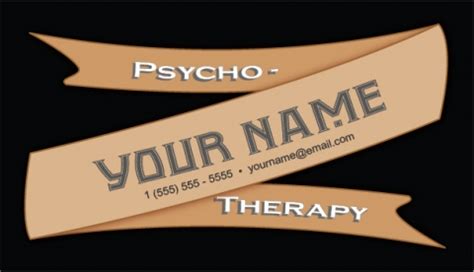 Psychotherapy Business Card | whereapy