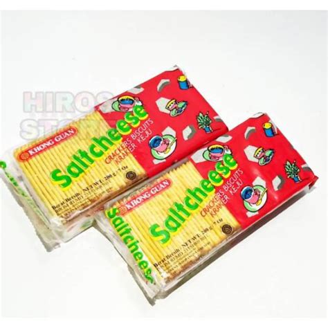 Jual Biscuit Khong Guan Saltcheese 200 Gram | Biskuit Keju Crackers | Shopee Indonesia