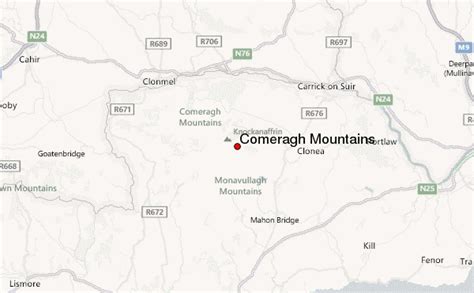 Comeragh Mountains Mountain Information