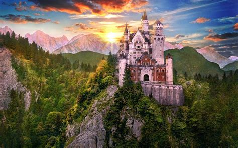 Fantasy Castle Wallpaper HD - WallpaperSafari