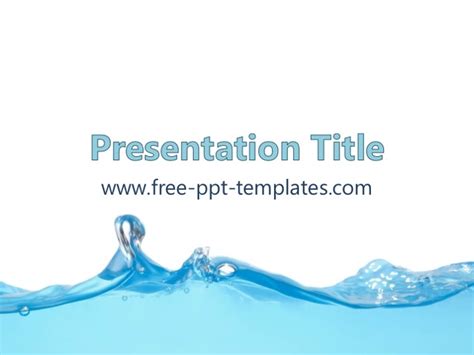 Water PPT Template - Mr. Templates