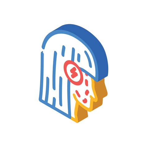 face pain body ache isometric icon vector illustration 20669704 Vector ...