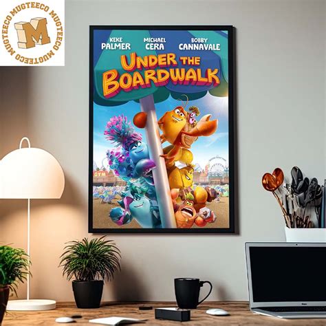 First Poster For Paramount New Animated Movie Under The Boardwalk Home Decor Poster Canvas ...