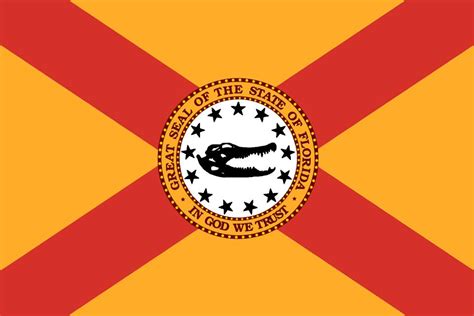 Redesigned Florida state flag : r/vexillology