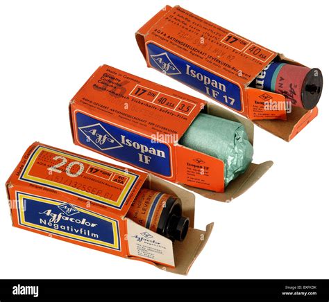 photography, cameras, accessories, Agfa film, for photo camera, roll film, Germany, 1960 - 1968 ...