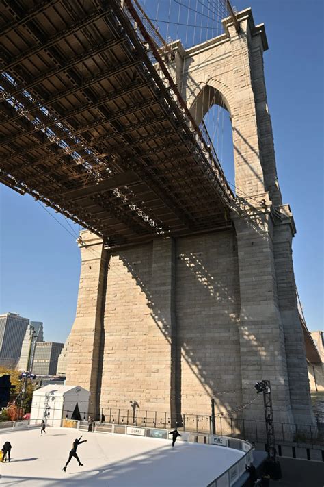 Brooklyn Bridge Park's new ice skating rink is now open