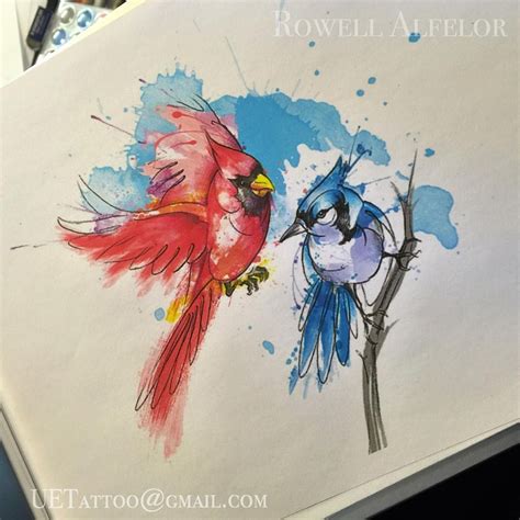 29+ Cardinal And Blue Jay Tattoo - CathanElliot