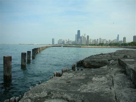 Lincoln Park Lake Michigan Beach With Chicago Skyline | Flickr