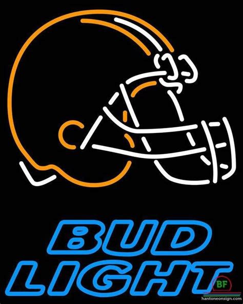 Bud Light Cleveland Browns Neon Sign Teams Neon Light – DIY Neon Signs