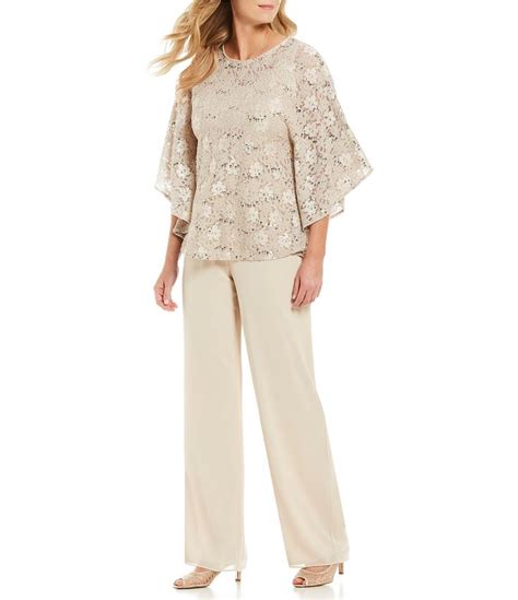 Shop for Jessica Howard Petite Size 2-Piece Capelet Pant Set at ...