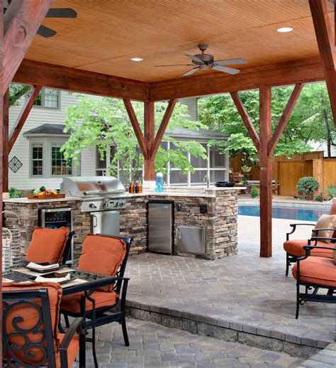 archadeck outdoor kitchen patio pool barbeque