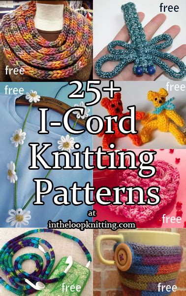 I-Cord Knitting Patterns | In the Loop Knitting