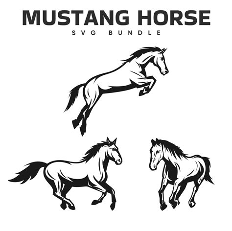 Mustang Horse SVG | Master Bundles