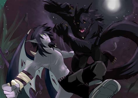 Vampire vs Werewolf by Zumaki97 on DeviantArt