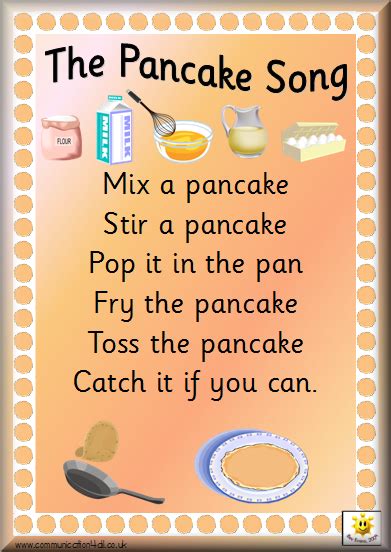 PancakeDay | Pancake day eyfs activities, Pancake song, Pancake day