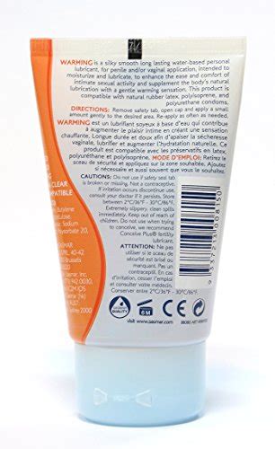 Warming Personal Lubricant - Gentle Warming Effect, 1.7 Ounce by Sasmar, Long Lasting Non-Sticky ...