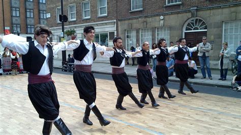 Greek Men Dancing in a Row | Traditional Greek dancing perfo… | Flickr