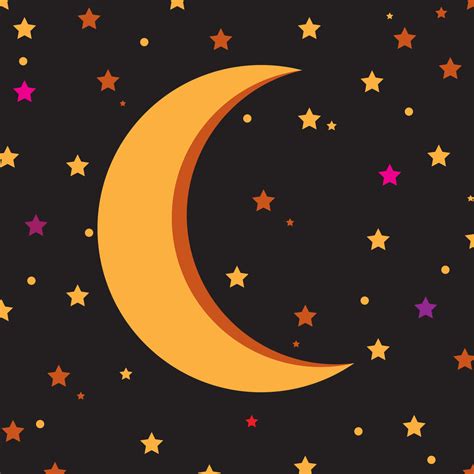 Crescent moon logo background 20491187 Vector Art at Vecteezy