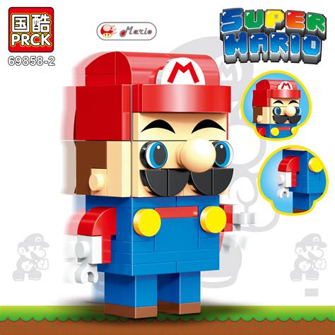 BUILDING BLOCKS Super Mario Bros Action Figures Mario Luigi Toys ...