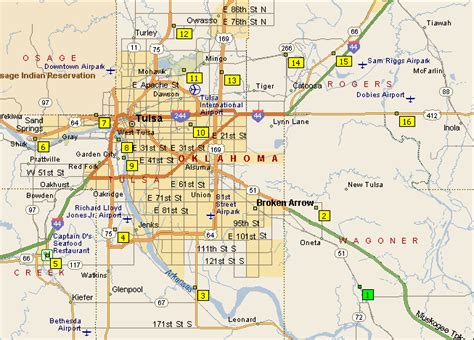 Maps - Ride Maps - Tulsa Bicycle Club